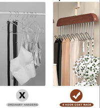 Thumbnail for Multi Hook Coat Racks 360 Degree Space Saving Hangers