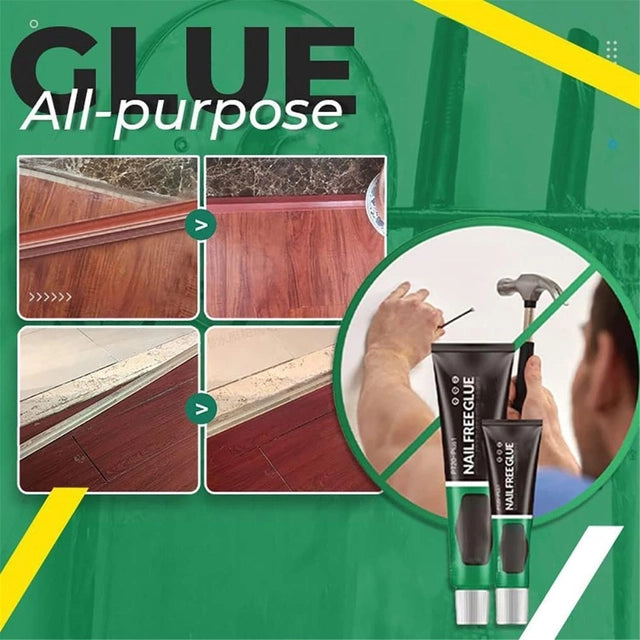 Nail Free Sealant Glue Multifunction Adhesive Glue Multifunctional Strong Glue for Wood, Ceramic, Metal, Glass, All-Purpose Heavy-Duty Adhesive(12 Gram) metal glue nail free metal tube Glue for Wood Ceramic Metal Glass