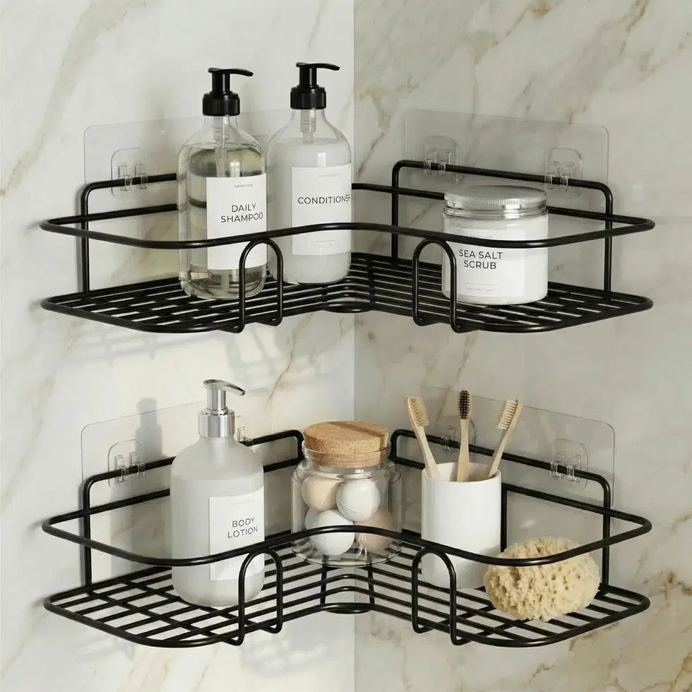 Metal Bathroom Corner Shelf Rack