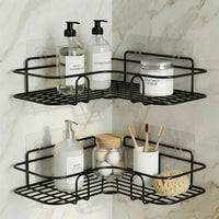 Thumbnail for Metal Bathroom Corner Shelf Rack