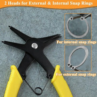 Thumbnail for 2 In 1 Multifunctional Snap Ring Plier For Mechanics