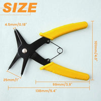 Thumbnail for 2 In 1 Multifunctional Snap Ring Plier For Mechanics