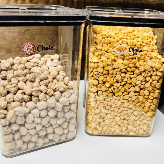 Modern 3D Kitchen Labels for Jars, Bottles & Containers