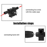 Thumbnail for Portable Hand Drill Powered Water Pump Vehicle Oil Pump Kit