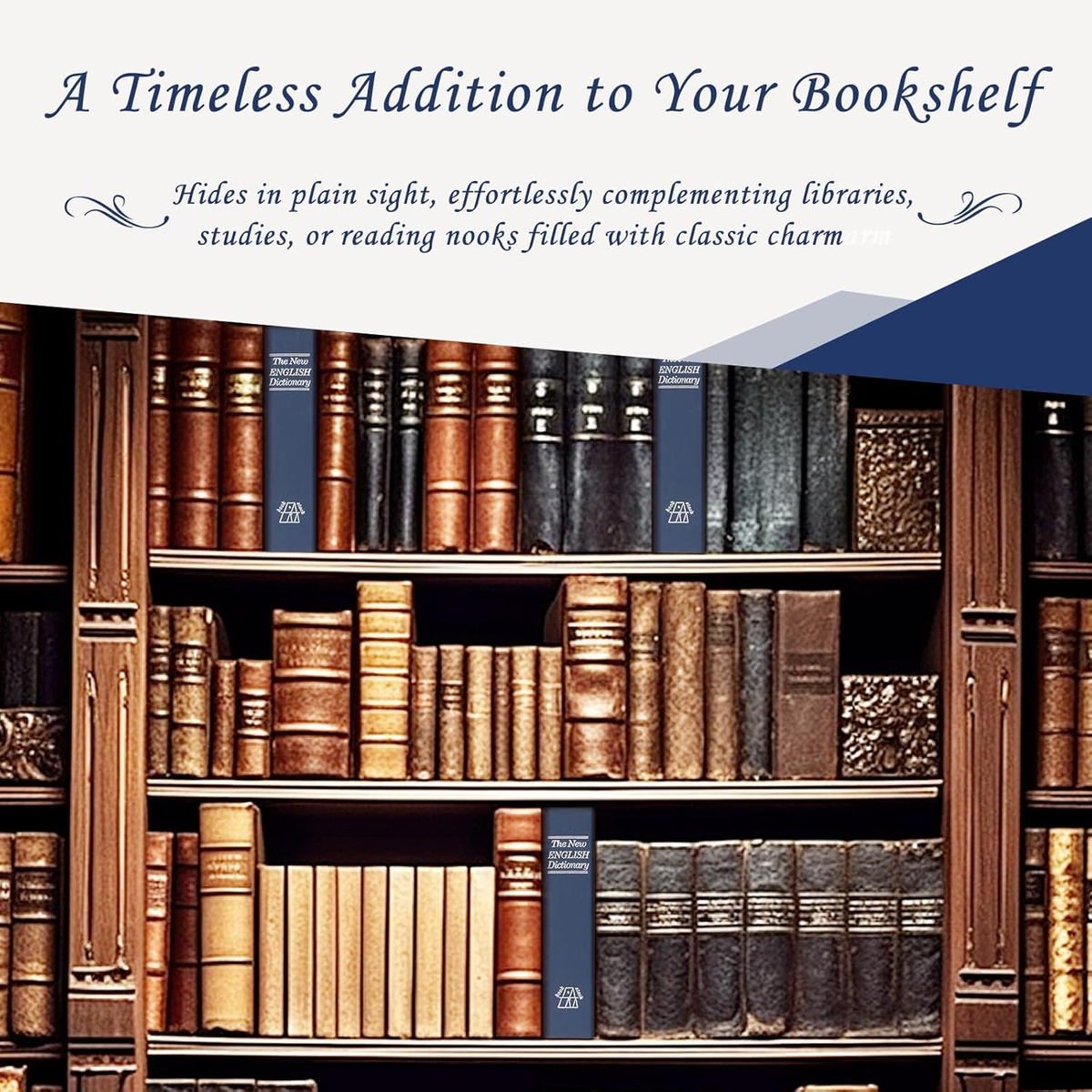 🔐📚 Book Safe with Key & Combination Locker - Secret Hidden Security Box, Lockable Penny Bank for Coins/Cash/, Hidden Safe for /Office, Disguised Valuable Asset ⭐⭐⭐⭐