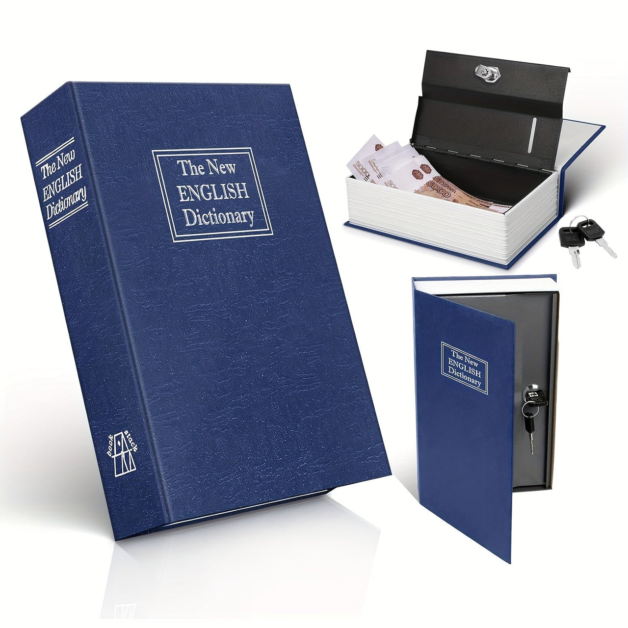 🔐📚 The Ultimate Secret Book Locker 📖🔐 + 🎁 FREE Superhero Keychain (Worth ₹300!), Disguised Valuable Asset ⭐⭐⭐⭐