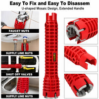 Thumbnail for Anti-Slip Plumbing Repair Tap & Sink Wrench