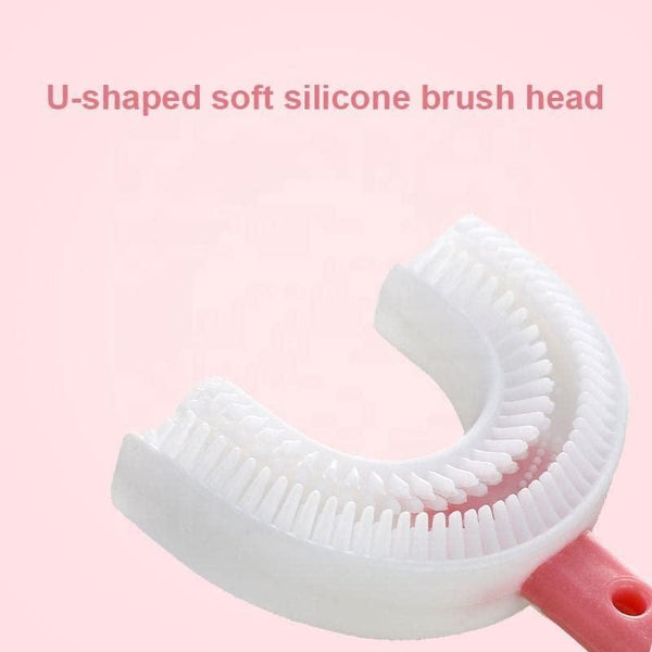 Toothbrush- U Shape Portable Silicone Teeth Brush Clean(Pack Of 2)(Assorted Color)